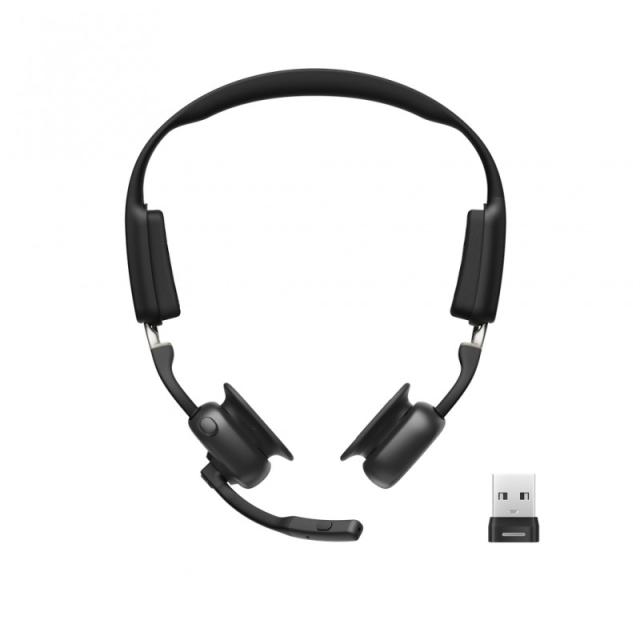 SHOKZ - C610-AA-BK auricular y casco Auriculares Inalámbrico gancho de oreja Oficina/Centro de llamadas USB tipo A Bluetooth Neg