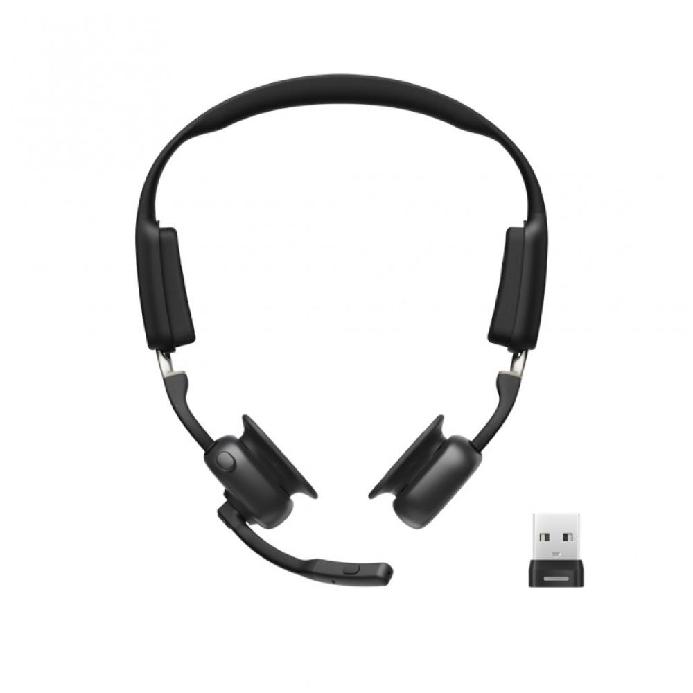 SHOKZ - C610-AA-BK auricular y casco Auriculares Inalámbrico gancho de oreja Oficina/Centro de llamadas USB tipo A Bluetooth Neg