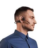 SHOKZ - OpenComm2 UC 2025 Upgrade Auriculares Inalámbrico gancho de oreja Oficina/Centro de llamadas Bluetoo - C120-AA-BK-EU-000