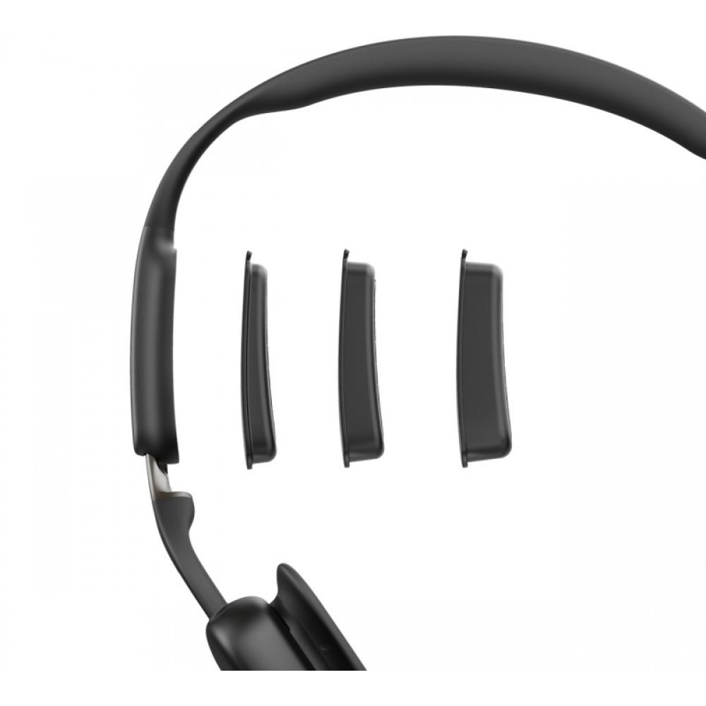 SHOKZ - OpenMeet Auriculares Inalámbrico gancho de oreja Oficina/Centro de llamadas USB Tipo C Bluetooth Negro