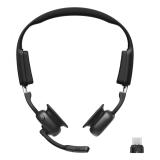 SHOKZ - OpenMeet Auriculares Inalámbrico gancho de oreja Oficina/Centro de llamadas USB Tipo C Bluetooth Negro