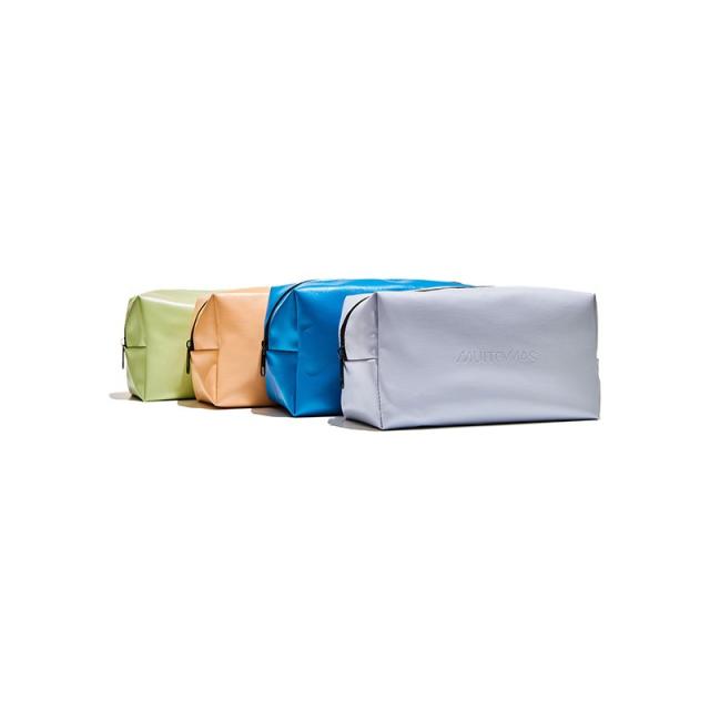 Muitomas - BEAUTYCASEBL neceser y maletín neceser Estuche de maquillaje Imitación piel Azul