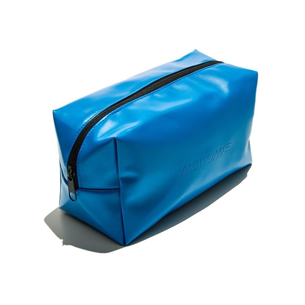 Muitomas - BEAUTYCASEBL neceser y maletín neceser Estuche de maquillaje Imitación piel Azul