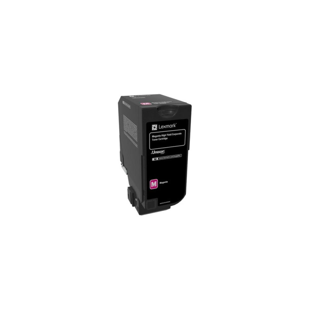 Lexmark - 74C2HME cartucho de tóner 1 pieza(s) Original Magenta