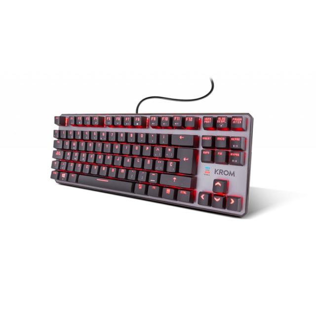 Krom - Kernel TKL teclado Juego USB Negro