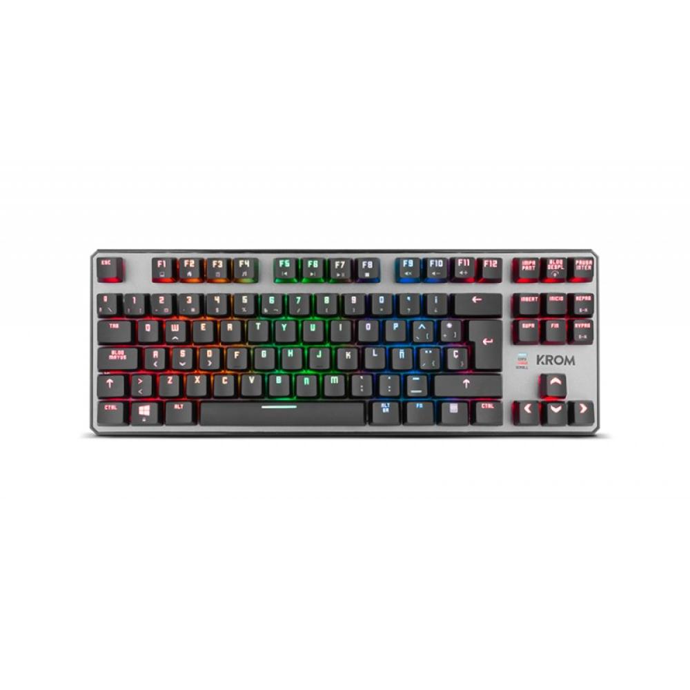 Krom - Kernel TKL teclado Juego USB Negro