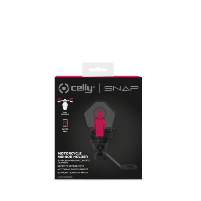 Celly - SNAPMIRROR Soporte pasivo Teléfono móvil/smartphone Negro