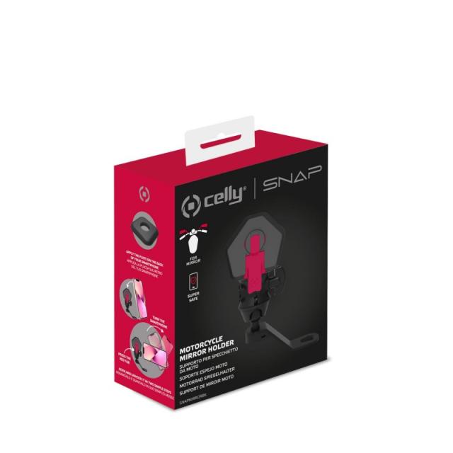 Celly - SNAPMIRROR Soporte pasivo Teléfono móvil/smartphone Negro