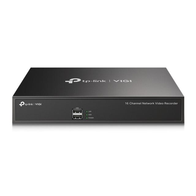 TP-Link - VIGI NVR1016H Grabadore de vídeo en red (NVR) Negro