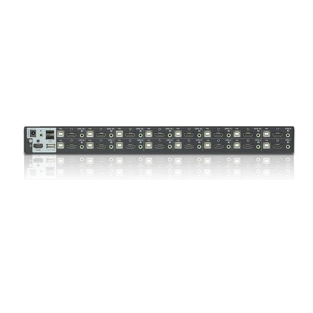 ATEN - Switch KVM HDMI/Audio USB de 16 puertos