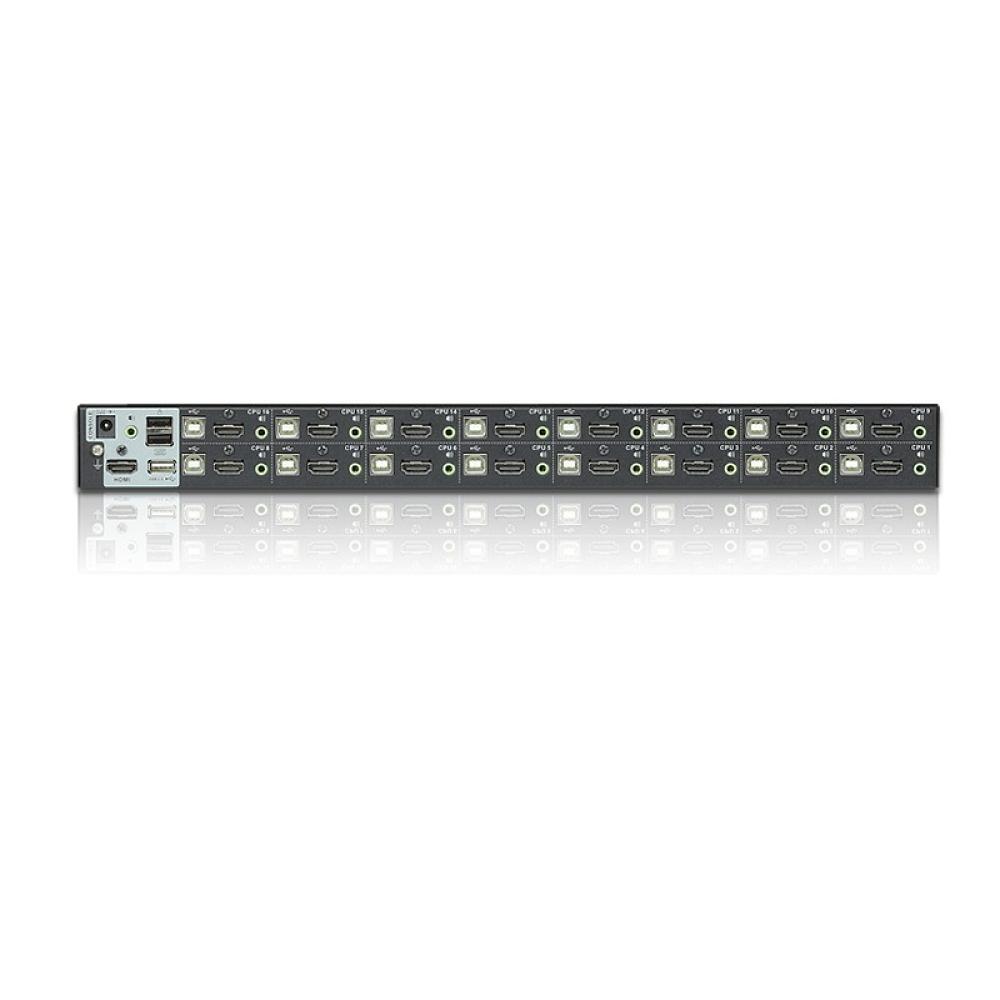 ATEN - Switch KVM HDMI/Audio USB de 16 puertos