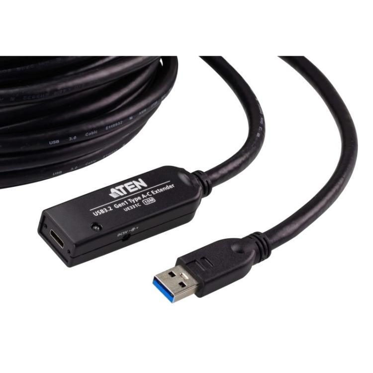 ATEN - Cable extensor USB 3.2 de 1.ª generación de 10 m