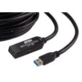 ATEN - Cable extensor USB 3.2 de 1.ª generación de 10 m