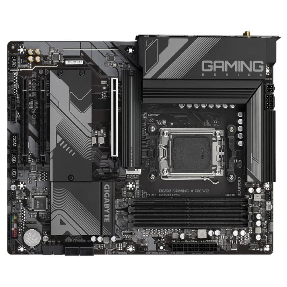 GIGABYTE - B650 GAMING X AX V2 Placa base - AMD Ryzen serie 9000, VRM de 8+2+2 fases, hasta 8000 MHz DDR5 (OC), 1xPCIe 5.0 + 2xP