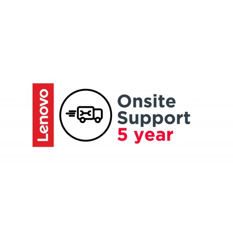Lenovo - 5 Year Onsite Support (Add-On) 5 año(s) - 5WS0K27115