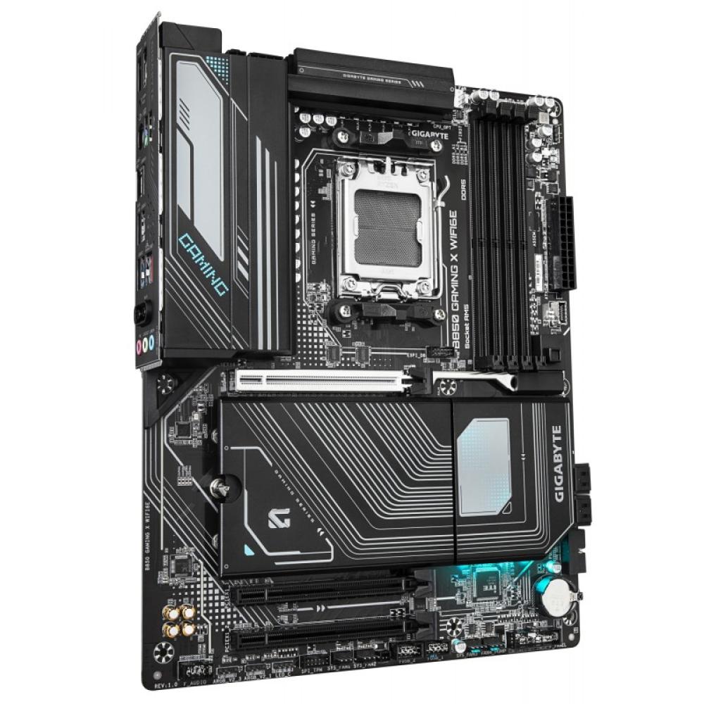 GIGABYTE - B850 GAMING X WIFI6E Placa Base - Procesadores AMD Ryzen Serie 9000, VRM digital de 12+2+2 fases, hasta 8200MHz DDR5