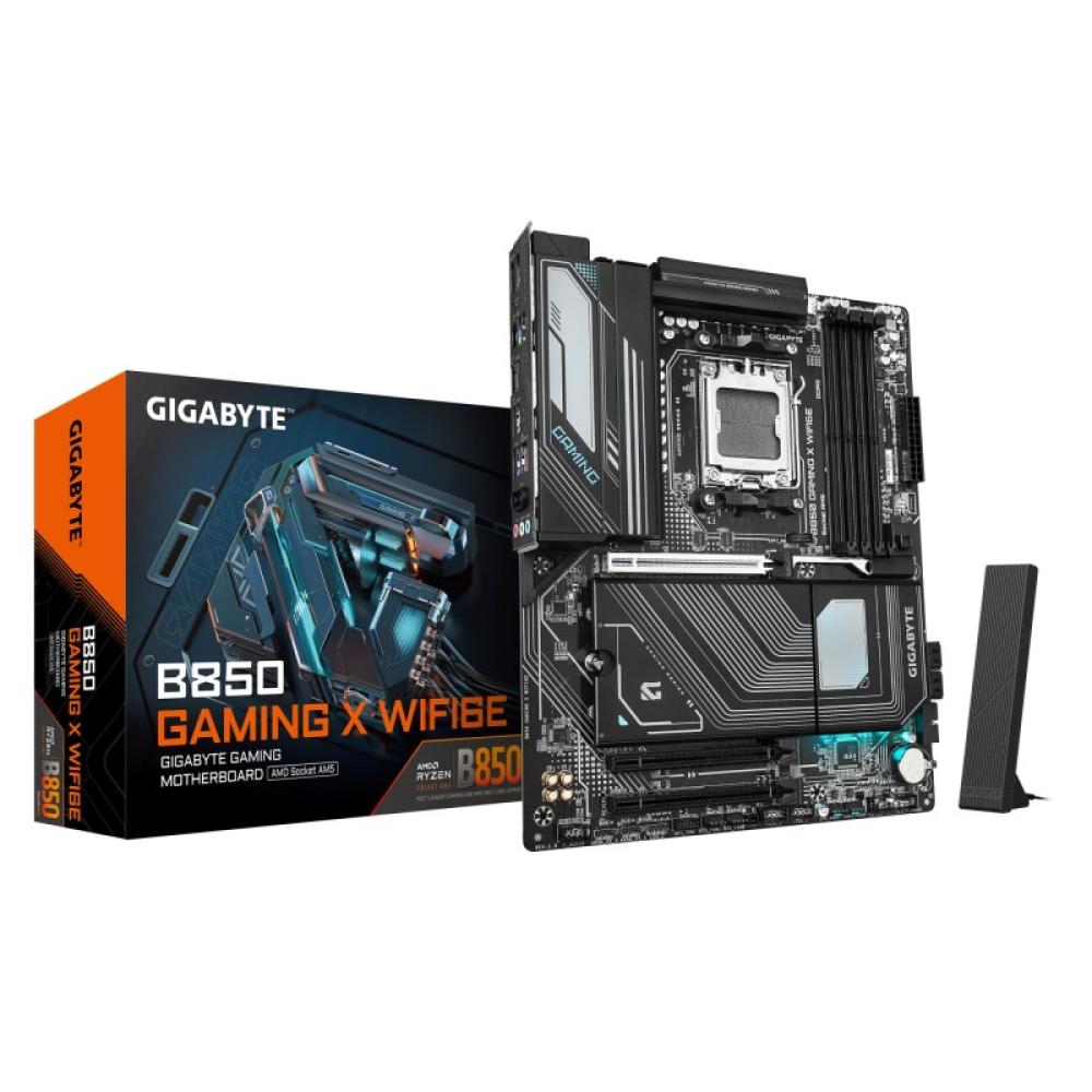 GIGABYTE - B850 GAMING X WIFI6E Placa Base - Procesadores AMD Ryzen Serie 9000, VRM digital de 12+2+2 fases, hasta 8200MHz DDR5