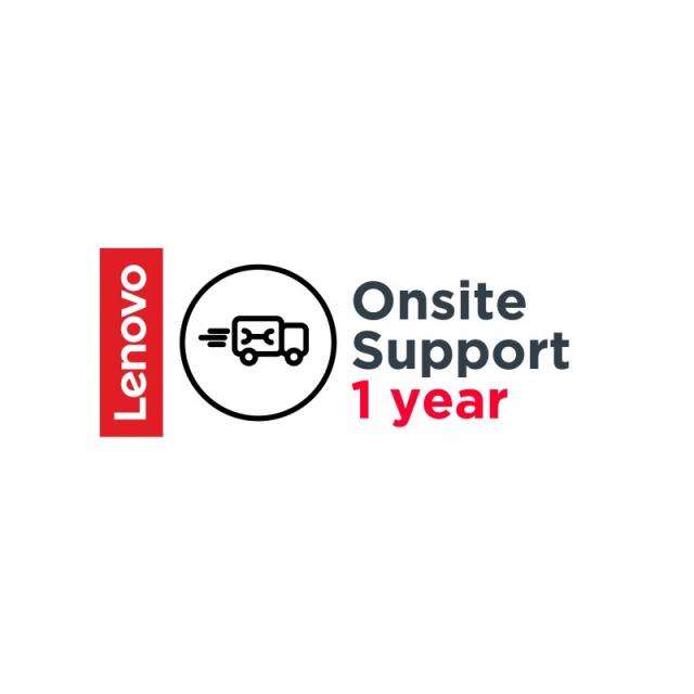 Lenovo - 1 Year Onsite Support (Add-On) 1 año(s) - 5WS0A22917