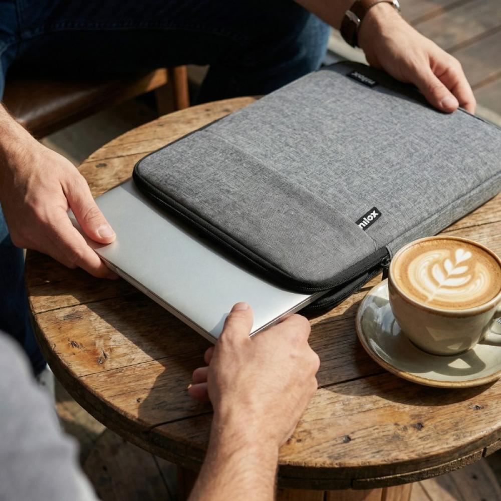 Nilox - NXSL13GY maletines para portátil 33,8 cm (13.3") Funda Gris