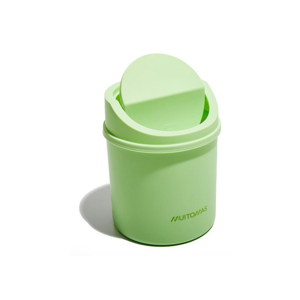 Muitomas - DESKBINGN papelera Alrededor Plástico Verde