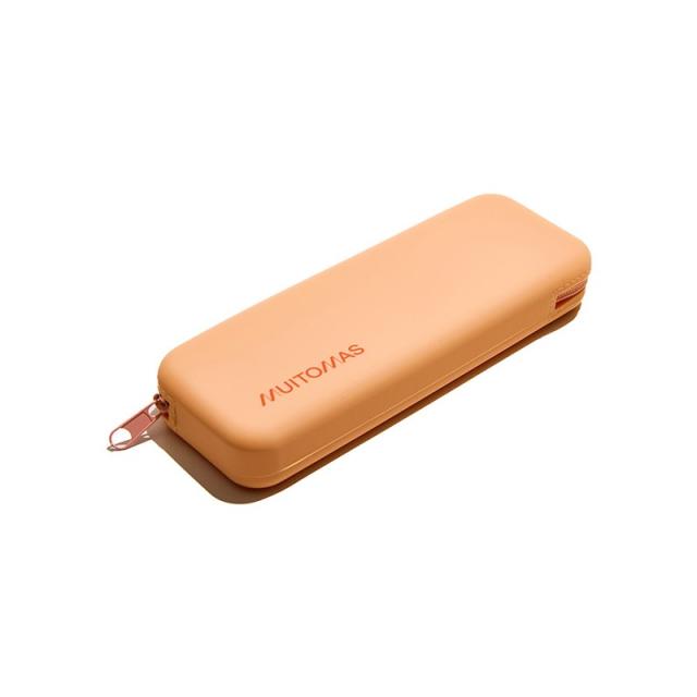 Muitomas - SILPENCASEPF caja de lápices Estuche suave Silicona Durazno