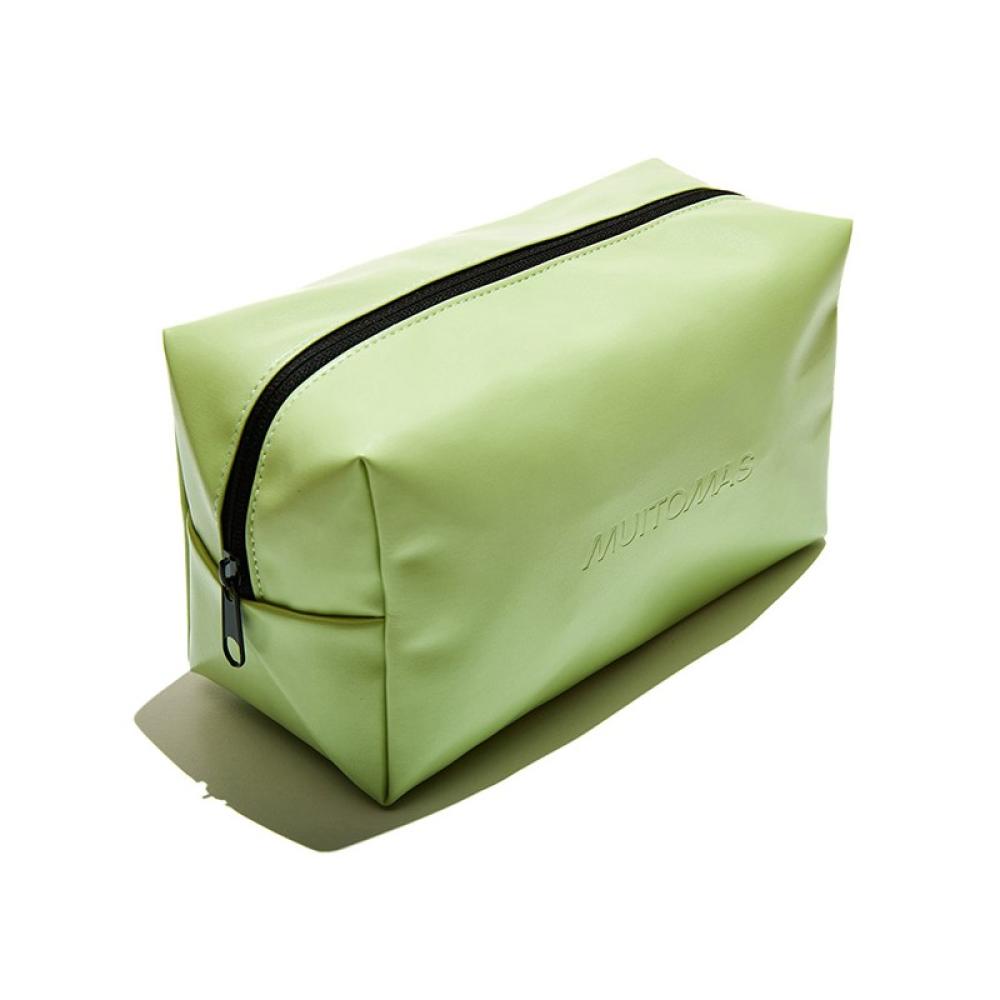 Muitomas - BEAUTYCASEGN neceser y maletín neceser Estuche de maquillaje Imitación piel Verde