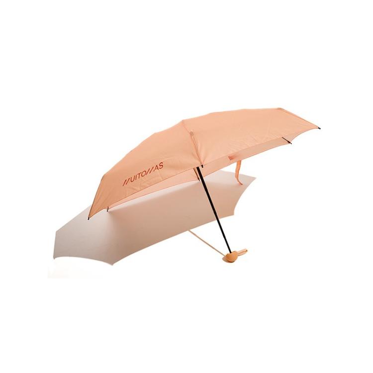 Muitomas - UMBRELLAPF paraguas Durazno Metal Poliéster Compacto