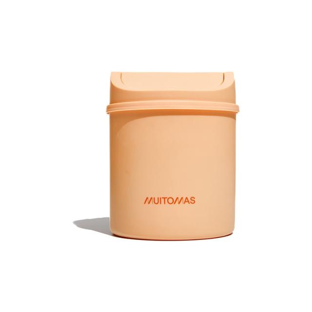 Muitomas - DESKBINPF papelera Alrededor Plástico Durazno