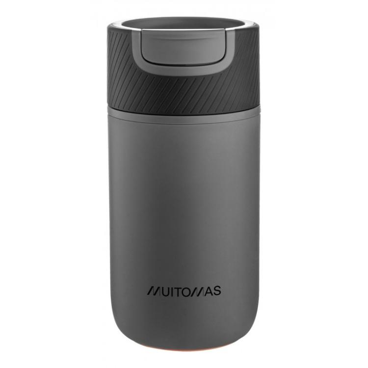 Muitomas - NFDBOTTLE350BK bidón de agua Uso diario 350 ml Polipropileno (PP) Negro