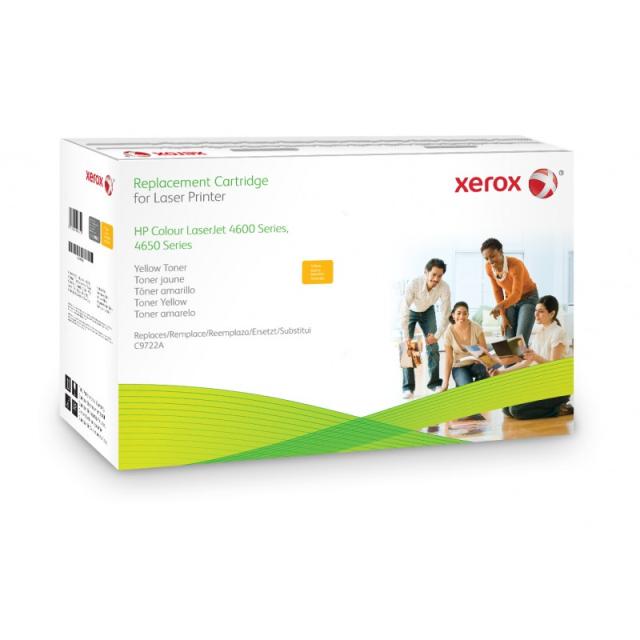 Xerox - Cartucho de tóner amarillo. Equivalente a HP C9722A. Compatible con HP Colour LaserJet 4600/4650
