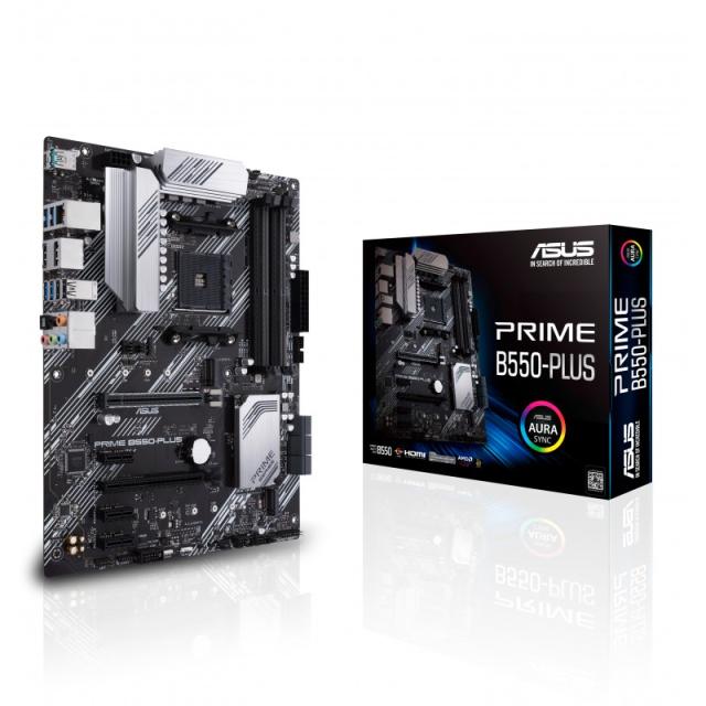 ASUS - PRIME B550-PLUS AMD B550 Zócalo AM4 ATX