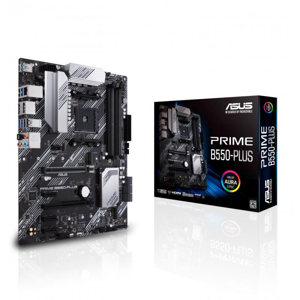 ASUS - PRIME B550-PLUS AMD B550 Zócalo AM4 ATX