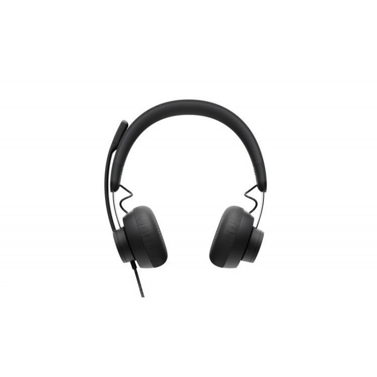 Logitech - 981-000870 auricular y casco Auriculares Alámbrico Diadema Llamadas/Música USB Tipo C Grafito
