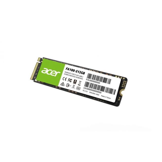 Acer - BL.9BWWA.119 unidad de estado sólido M.2 512 GB PCI Express 3.0 3D TLC NVMe