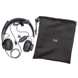 Logitech - 981-000870 auricular y casco Auriculares Alámbrico Diadema Llamadas/Música USB Tipo C Grafito