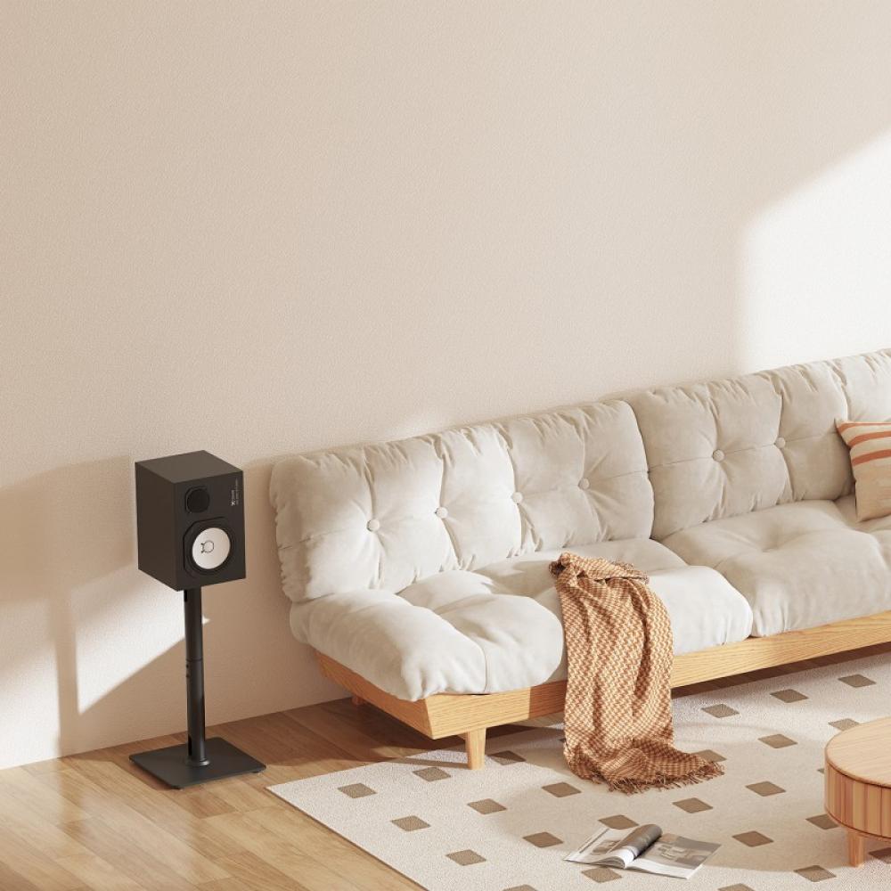 AISENS - Soporte Universal De Suelo Para Altavoces, Negro - SPK10U-431