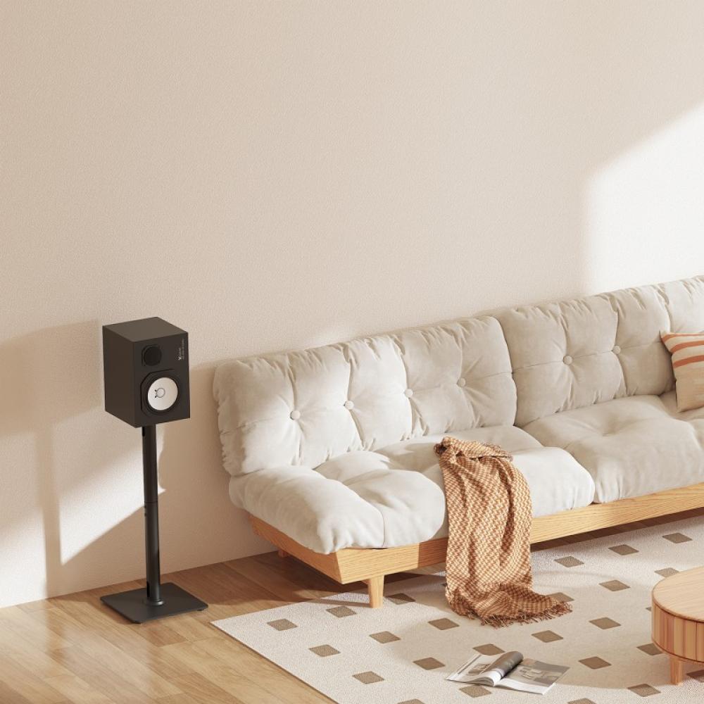 AISENS - Soporte Universal De Suelo Para Altavoces, Negro - SPK11U-433