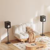 AISENS - Soporte Universal De Suelo Giratorio E Inclinable Para Altavoces, Negro