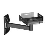 AISENS - Soporte Universal De Pared Giratorio E Inclinable Para Altavoces, Negro - SPK05U-421