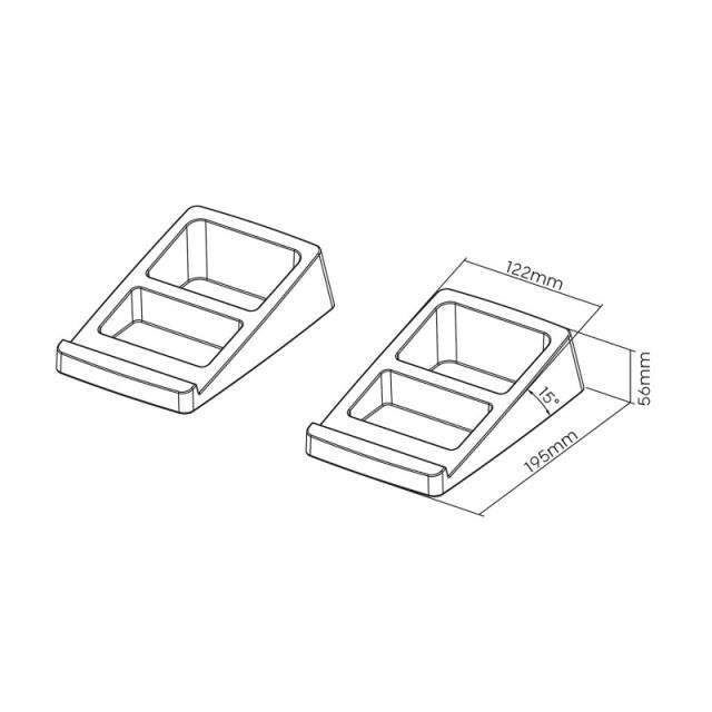 AISENS - Soporte Universal De Sobremesa Para Altavoces, Negro - SPK07U-425