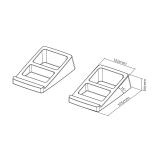 AISENS - Soporte Universal De Sobremesa Para Altavoces, Negro - SPK07U-425