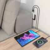 AISENS - Cargador De Pared GaN Ultra Delgado 65W, 1xUSB-C PD3.0 QC4.0, 1xUSB-A QC3.0, Blanco