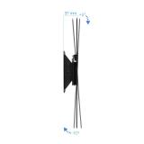 TooQ - LP1342T-B soporte para TV 106,7 cm (42") Negro