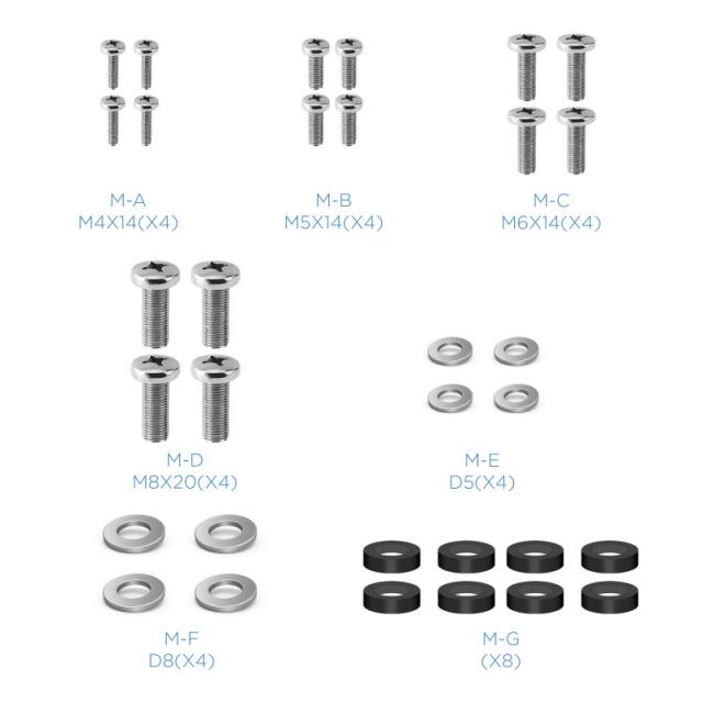 TooQ - LP1342T-B soporte para TV 106,7 cm (42") Negro