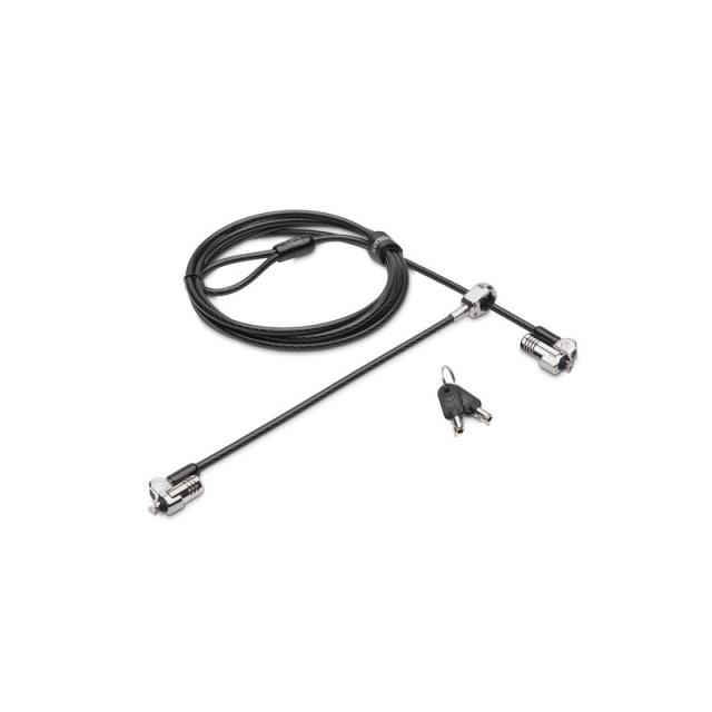 Kensington - Candado para portátil con llave de cabezal doble NanoSaver