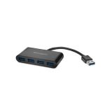 Kensington - Hub USB 3.0 de cuatro puertos UH4000: negro