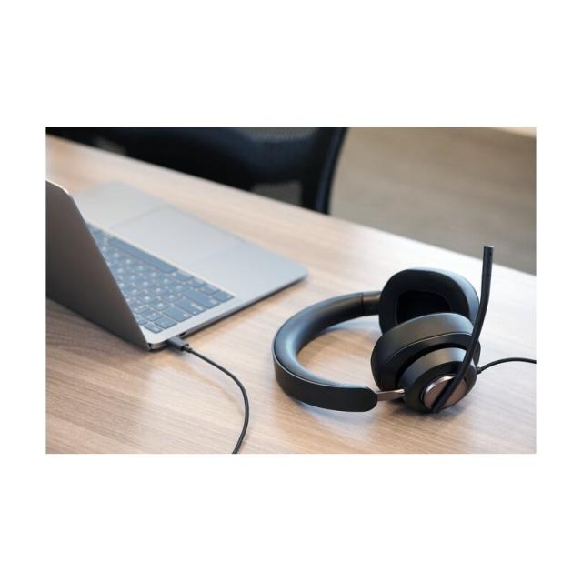 Kensington - Auriculares circumaurales USB-C H2000