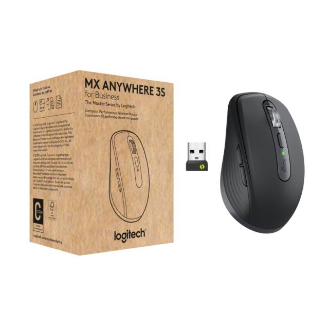 Logitech - 910-006958 ratón Oficina mano derecha RF Wireless + Bluetooth Laser 8000 DPI