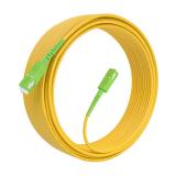 AISENS - Cable Fibra Óptica Latiguillo G657A2 3.0 9/125 SMF Simplex CPR DCA LSZH, SC/APC-SC/APC, Amarillo, 15m