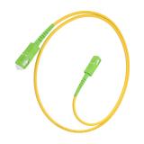 AISENS - Cable Fibra Óptica Latiguillo G657A2 3.0 9/125 SMF Simplex CPR DCA LSZH, SC/APC-SC/APC, Amarillo, 1.0m